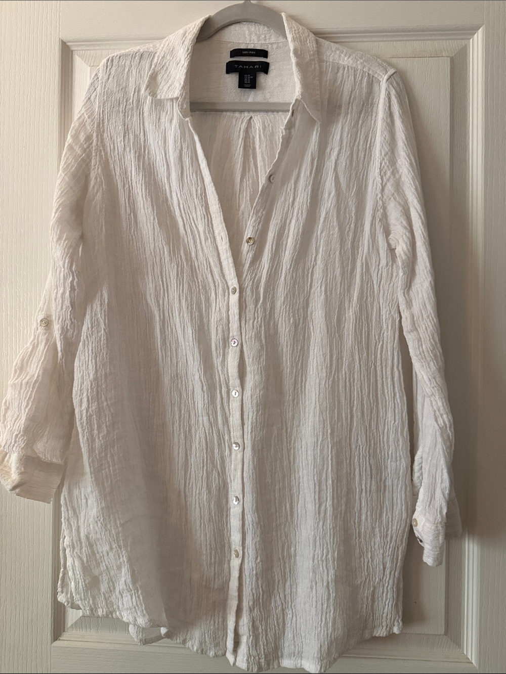 Tahari linen tunic/dress